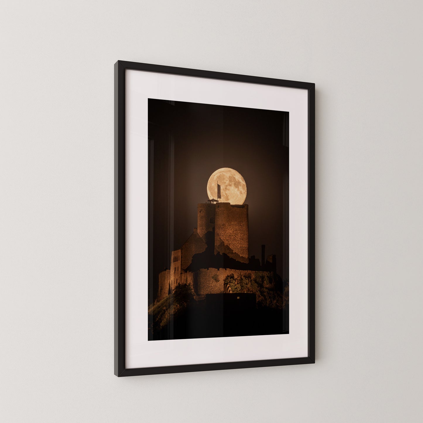 Mond über Münzenberg