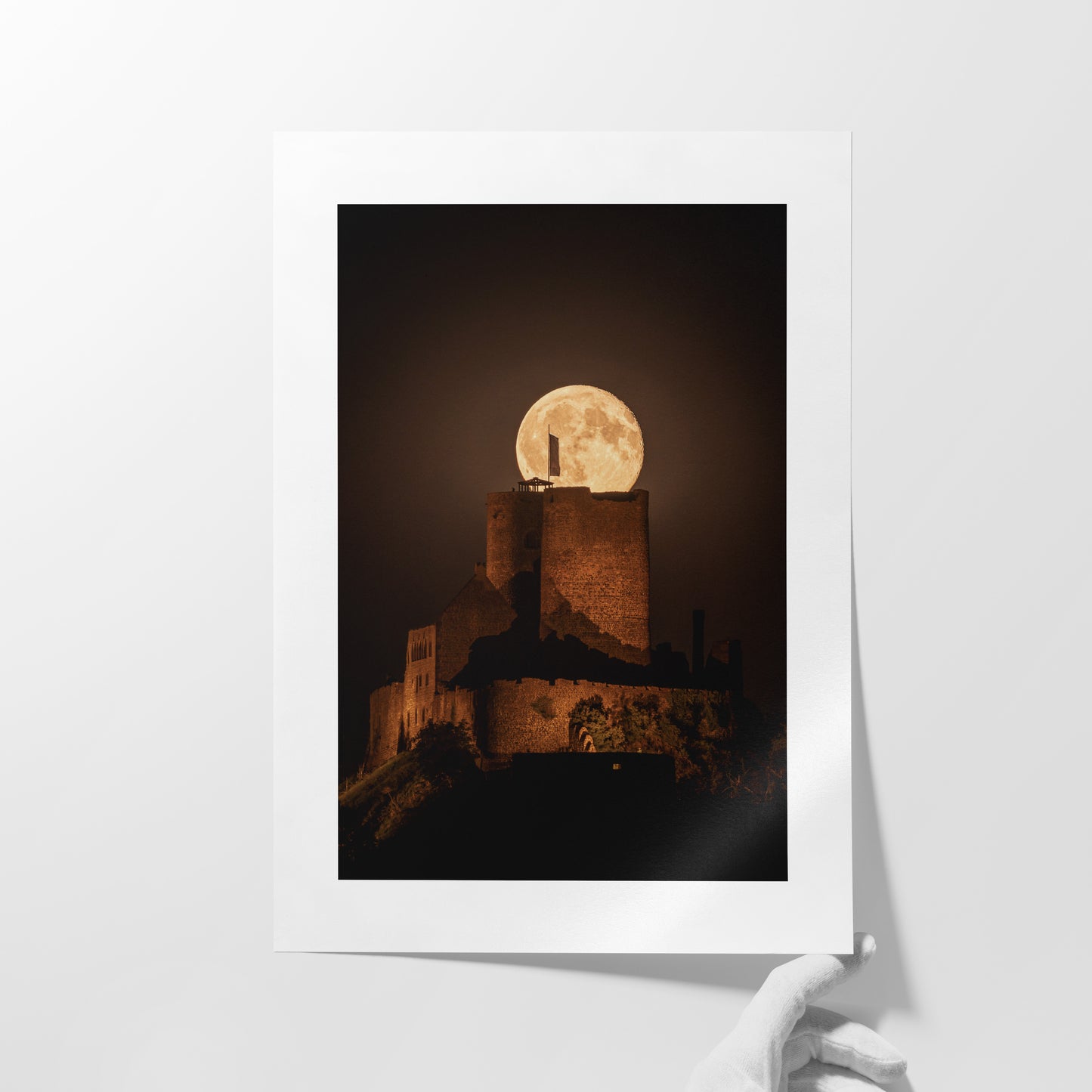 Mond über Münzenberg