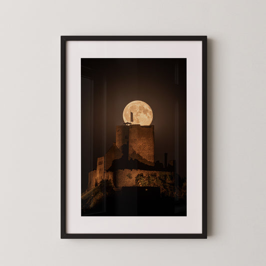 Mond über Münzenberg